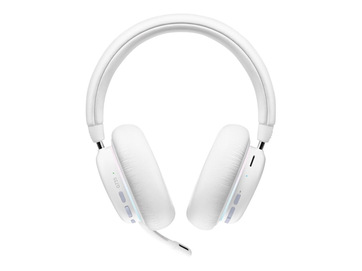 Logitech G735 Wireless Gaming Headset - White Mist - Auricular - tamaño completo - Bluetooth / LIGHTSPEED - inalámbrico - conector de 3,5 mm - niebla blanca