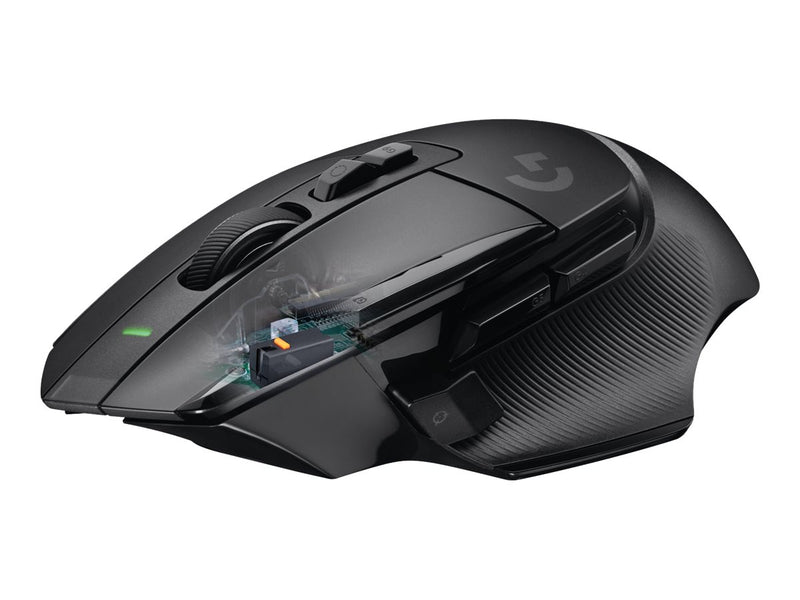 Logitech G G502 X LIGHTSPEED - Ratón - óptico - inalámbrico - 2.4 GHz - receptor USB de Logitech LIGHTSPEED - negro-3