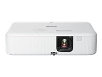 Epson EpiqVision Flex CO-FH02 - Proyector 3LCD - portátil - 3000 lúmenes (blanco) - 3000 lúmenes (color) - Full HD (1920 x 1080) - 16:9 - 1080p - Chromecast- con 1 año de Epson Extra Care Home Service