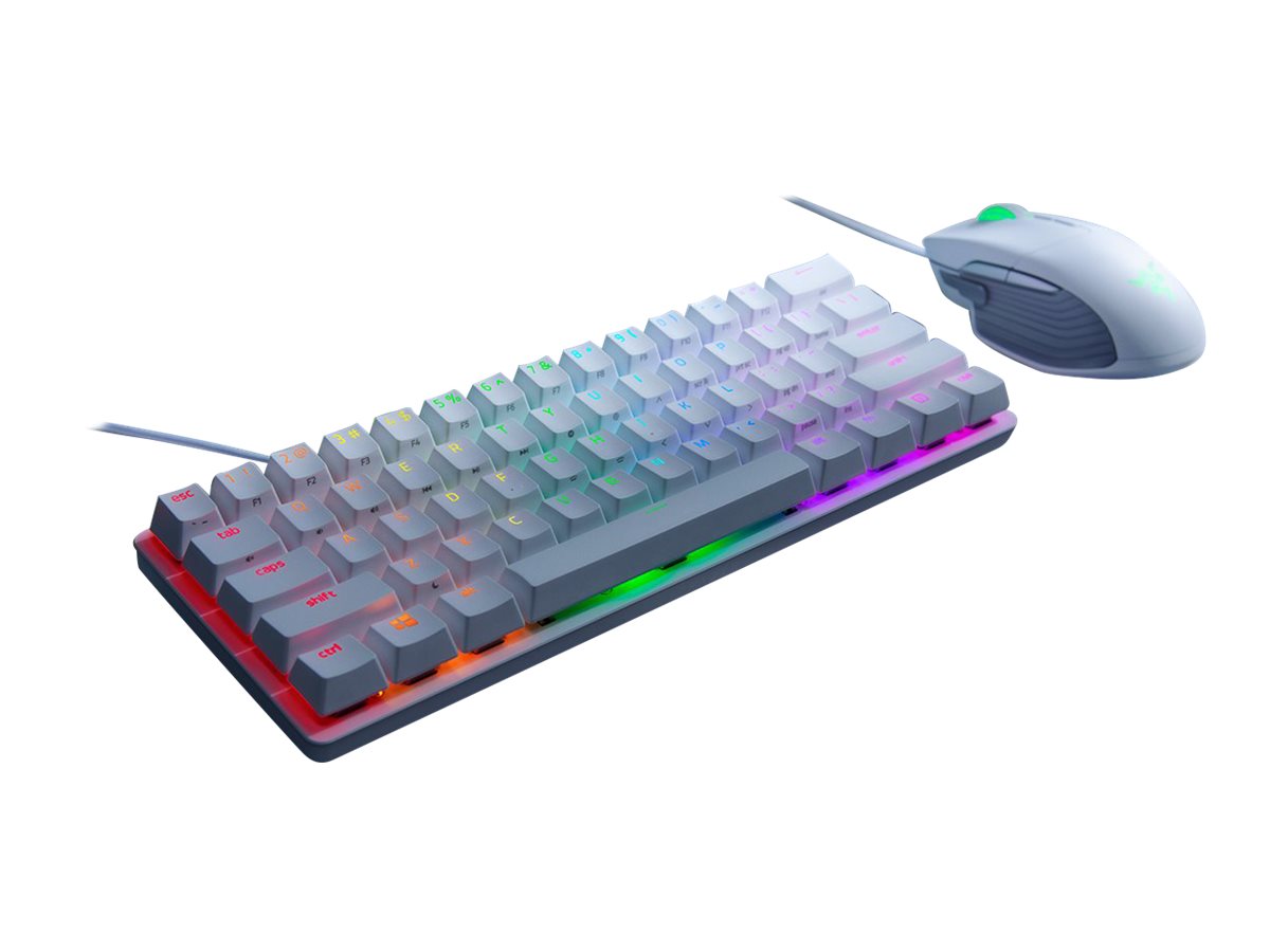 Razer Huntsman Mini - Teclado - retroiluminación - USB - EE. UU. - interruptor: Razer Linear Optical - mercurio