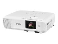 Epson PowerLite 118 - Proyector 3LCD - portátil - 3800 lúmenes (blanco) - 3800 lúmenes (color) - XGA (1024 x 768) - 4:3 - LAN
