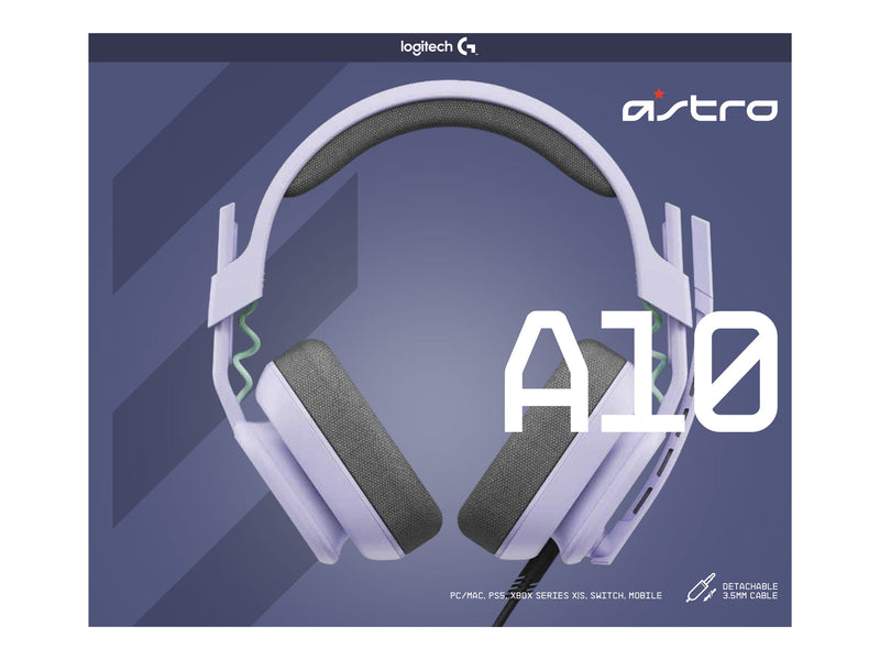 ASTRO Gaming A10 Gen 2 - Auricular - tamaño completo - cableado - lila-2