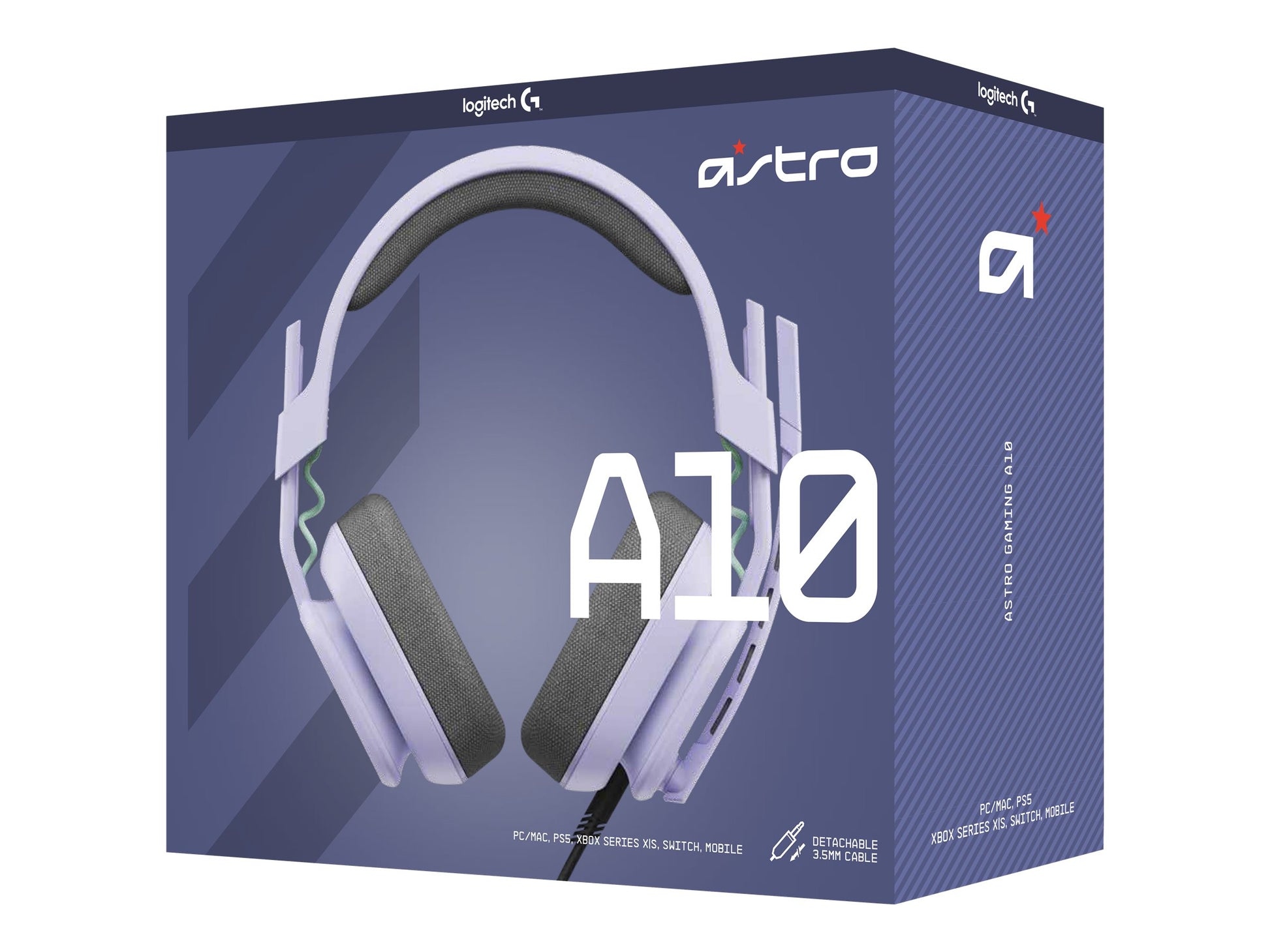 ASTRO Gaming A10 Gen 2 - Auricular - tamaño completo - cableado - lila-3