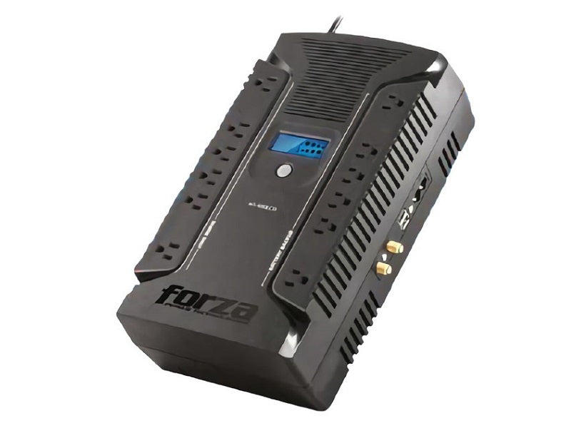 Forza HT Series HT-1000LCD - UPS - CA 120 V - 600 vatios - 1000 VA 9 Ah - conectores de salida: 12