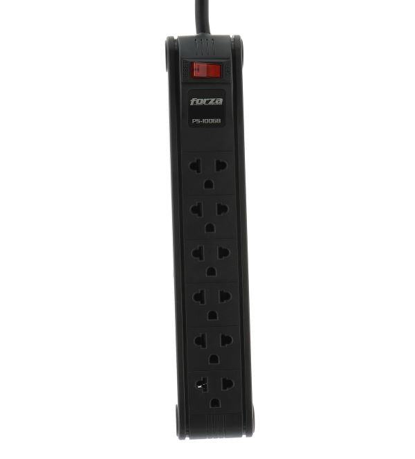 Forza - Power strip - 6 Tomas de Corriente - Univ NEMA 10ft Cable-1