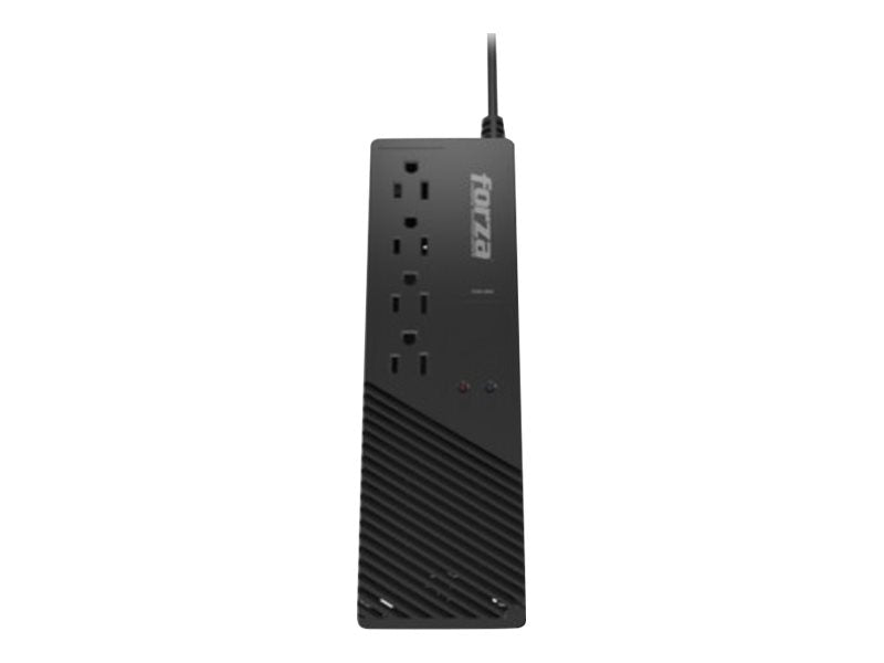 Forza FVR Series FVR-1011 - Regulador automático de voltaje (montaje en pared) - CA 115 V - 500 vatios - 1000 VA - conectores de salida: 4 - negro-8