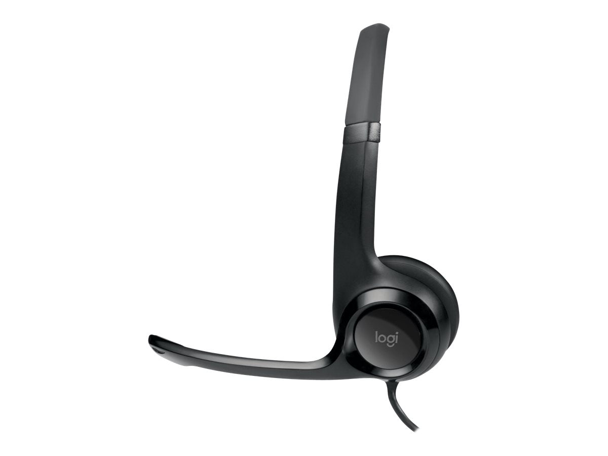 Logitech USB Headset H390 - Auricular - en oreja - cableado - USB