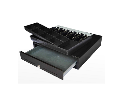 Custom America 20x20x6 Value Blk Cash Drawer 5B/8C RJ12 1yr war-1