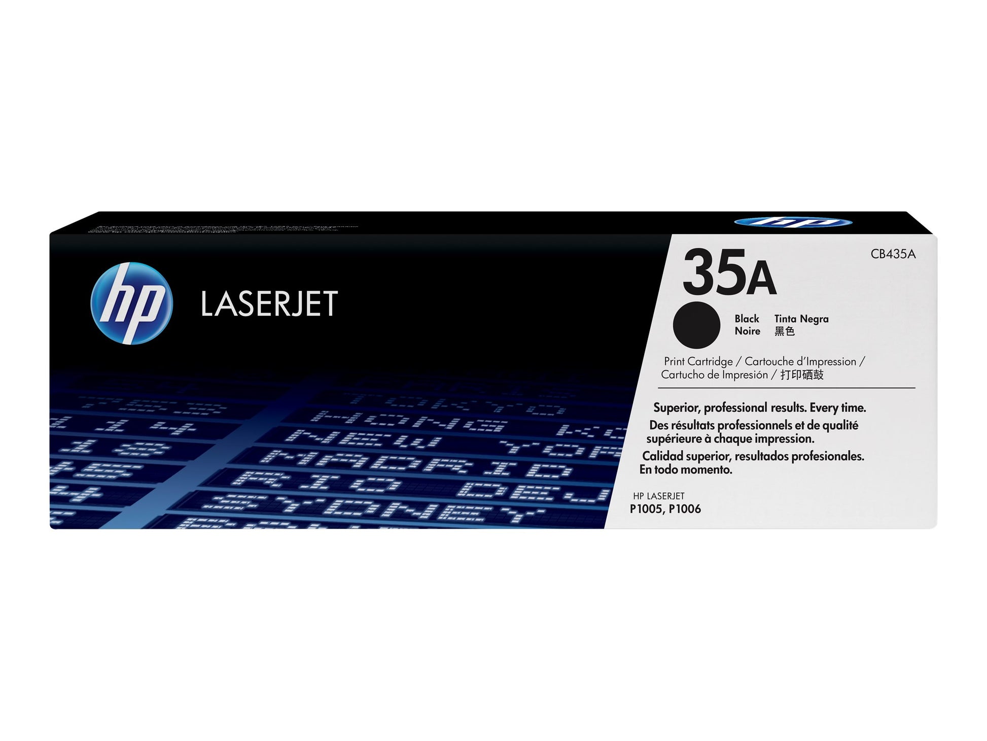 HP 35A - Negro - original - LaserJet - cartucho de tóner (CB435A) - para LaserJet P1005, P1006, P1007, P1008, P1009-2