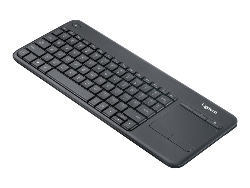 Logitech Wireless Touch Keyboard K400 Plus - Teclado - con panel táctil - inalámbrico - 2.4 GHz - negro-7