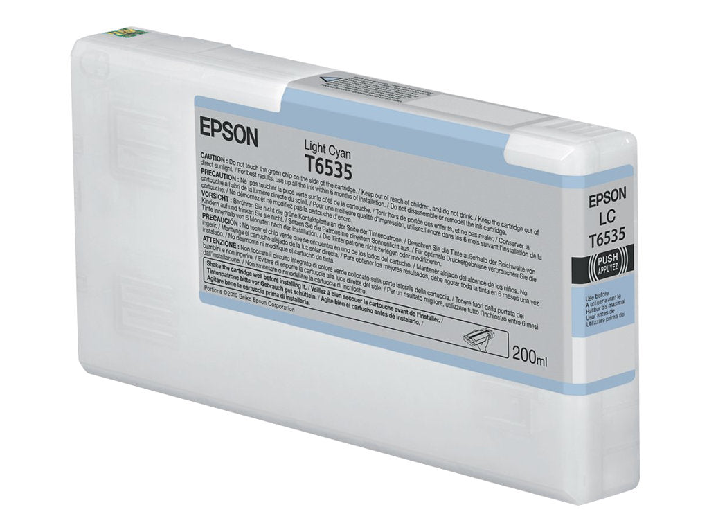 Epson - 200 ml - cián claro - original - cartucho de tinta - para Stylus Pro 4900, Pro 4900 Designer Edition, Pro 4900 Spectro_M1