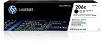 HP 206X - Alto rendimiento - negro - original - LaserJet - cartucho de tóner (W2110X) - para Color LaserJet Pro M255, M283, MFP M282, MFP M283