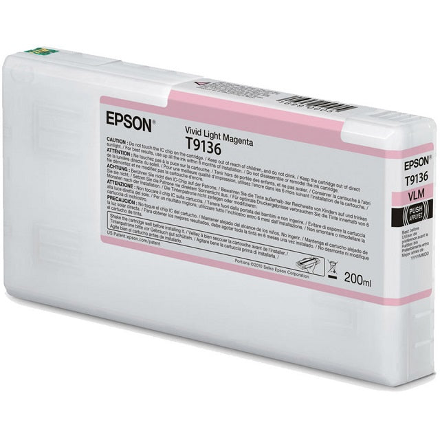 Epson T913 - 200 ml - magenta vívido suave - original - cartucho de tinta - para SureColor P5000, SC-P5000-2