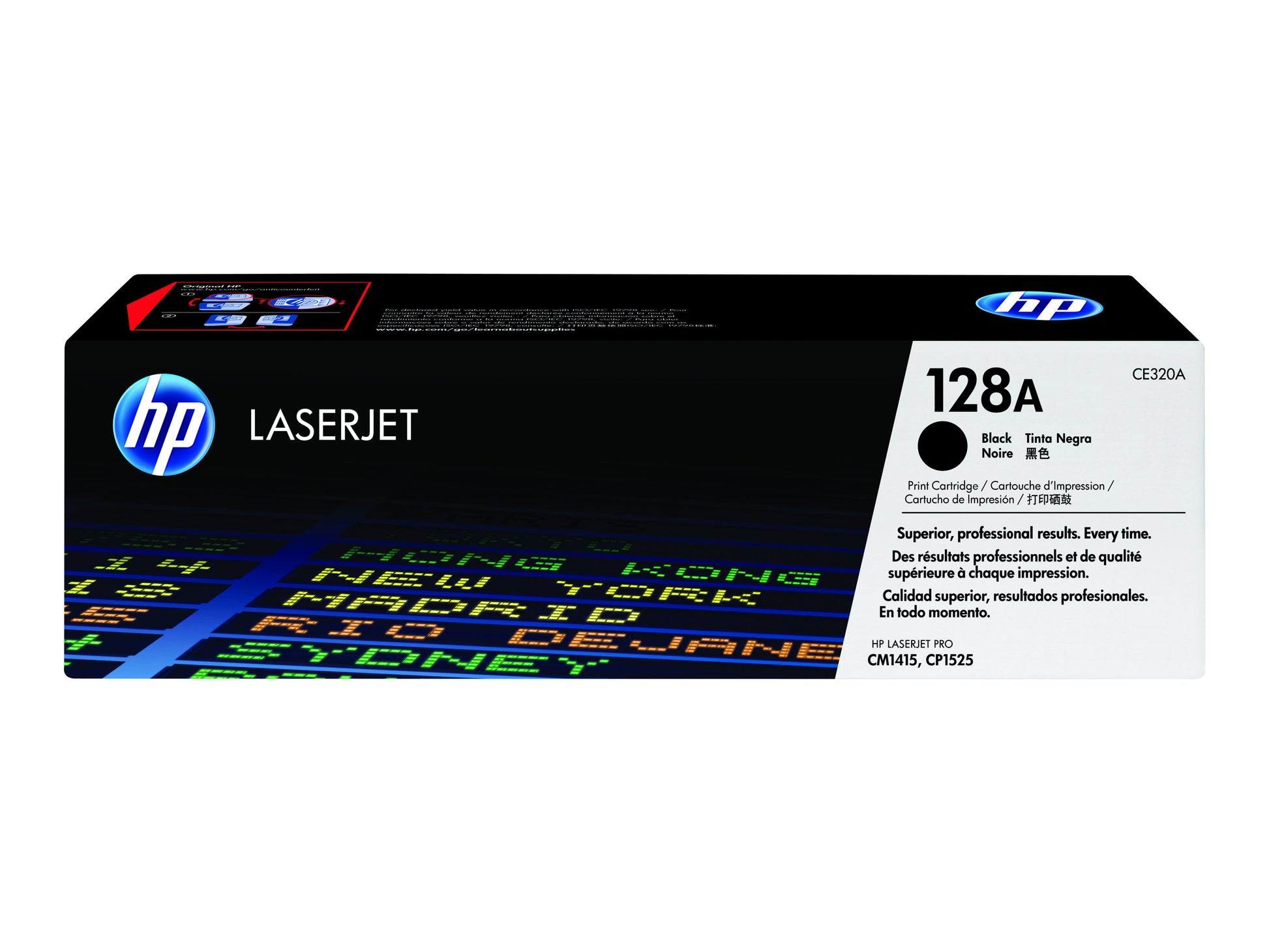 HP 128A - Negro - original - LaserJet - cartucho de tóner (CE320A) - para Color LaserJet Pro CP1525n, CP1525nw; LaserJet Pro CM1415fn, CM1415fnw-2