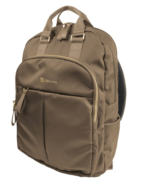 Klip Xtreme - Notebook carrying backpack - 15.6" - 1200D Nylon - Brown