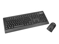 Klip Xtreme KCK-265S - Juego de teclado y ratón - inalámbrico - 2.4 GHz - impermeable