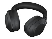 Jabra Evolve2 85 MS Stereo - Auricular - tamaño completo - Bluetooth - inalámbrico, cableado - cancelación de sonido activo - conector de 3,5 mm - aislamiento de ruido - negro - Certificado para Equipos de Microsoft