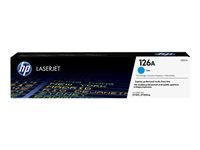 HP 126A - Cián - original - LaserJet - cartucho de tóner (CE311A) - para Color LaserJet Pro CP1025; LaserJet Pro MFP M175; TopShot LaserJet Pro M275-1