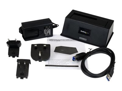 StarTech.com Estación de Acoplamiento USB 3.0 UASP para Conexión de Disco Duro SATA III de 2,5" y 3,5" Pulgadas - Docking Station - Controlador de almacenamiento - 2.5", 3.5" - SATA 6Gb/s - USB 3.0 - para P/N: SVA12M2NEUA, SVA12M5NA, USBDUP15, USBDUPE115,-1