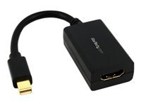 StarTech.com Adaptador Conversor de Vídeo Mini DisplayPort a HDMI - Cable Convertidor Pasivo - Hembra HDMI - Macho Mini DP - 1920x1200 - Adaptador de vídeo - Mini DisplayPort macho a HDMI hembra - 76.2 mm - negro - para P/N: DP2MDPMF3, DP2MDPMF6IN