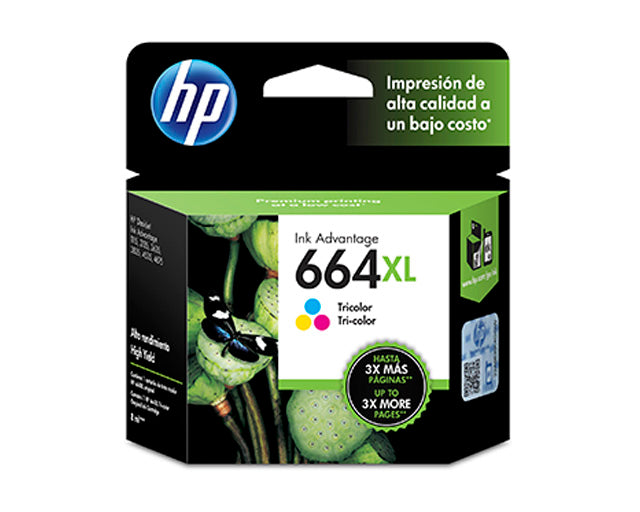 HP - Ink cartridge - Tricolor - 664XL-1