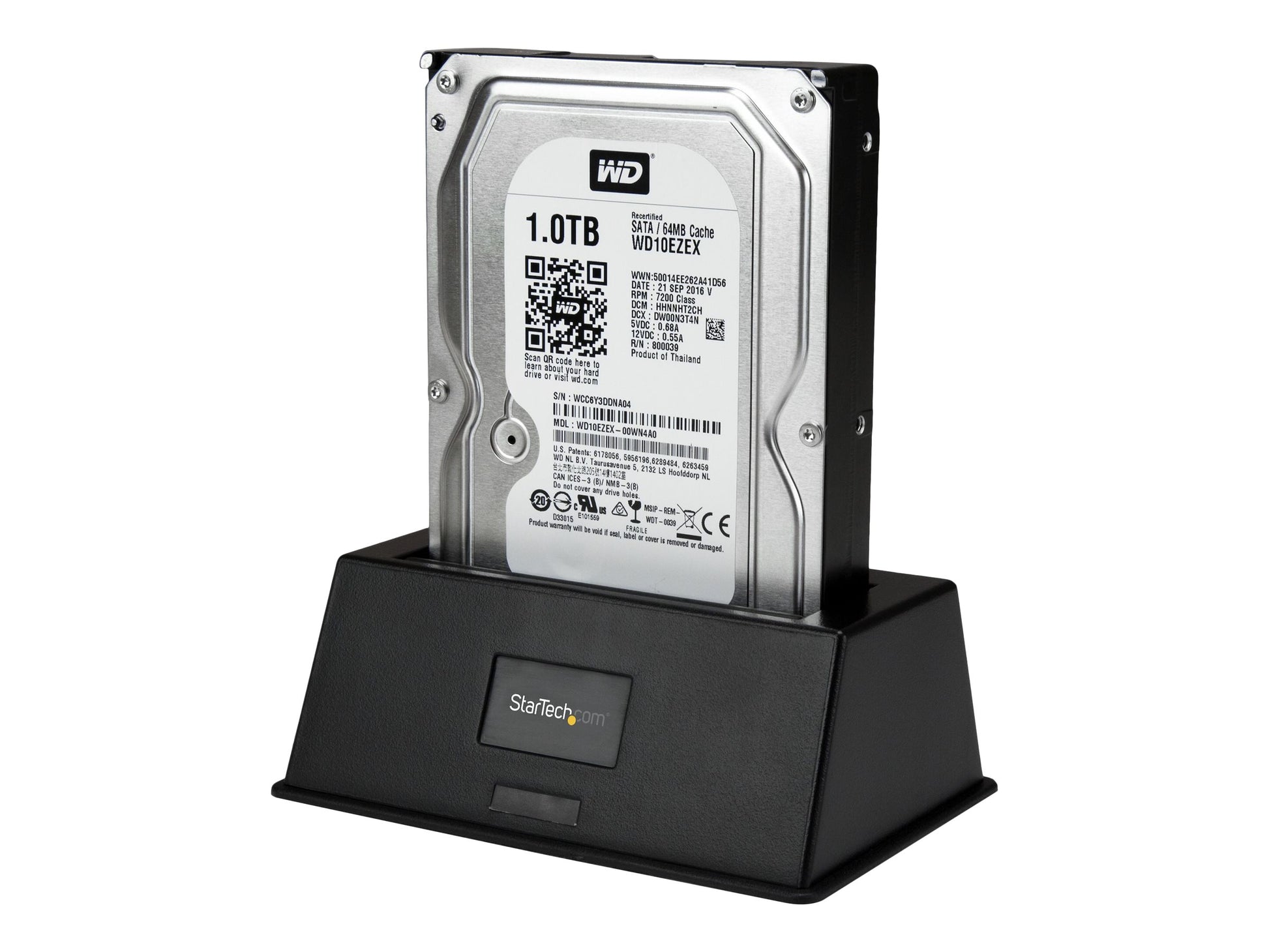 StarTech.com Estación de Acoplamiento USB 3.0 UASP para Conexión de Disco Duro SATA III de 2,5" y 3,5" Pulgadas - Docking Station - Controlador de almacenamiento - 2.5", 3.5" - SATA 6Gb/s - USB 3.0 - para P/N: SVA12M2NEUA, SVA12M5NA, USBDUP15, USBDUPE115,-6