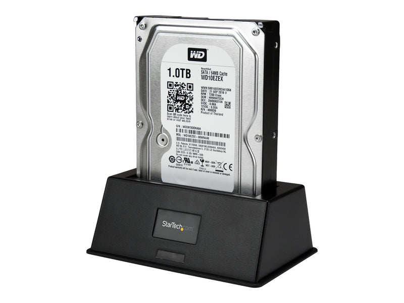 StarTech.com Estación de Acoplamiento USB 3.0 UASP para Conexión de Disco Duro SATA III de 2,5" y 3,5" Pulgadas - Docking Station - Controlador de almacenamiento - 2.5", 3.5" - SATA 6Gb/s - USB 3.0 - para P/N: SVA12M2NEUA, SVA12M5NA, USBDUP15, USBDUPE115,-6