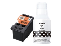 Canon BH 10 + GI-11 PGBK Combo Kit - Paquete de 2 - negro - original - cabezal de impresión con recarga de tinta - para MegaTank G3160; PIXMA G2160