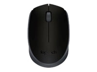 Logitech M170 - Ratón - diestro y zurdo - inalámbrico - 2.4 GHz - receptor inalámbrico USB - negro-2
