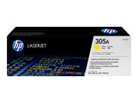 HP 305A - Amarillo - original - LaserJet - cartucho de tóner (CE412A) - para LaserJet Pro 300 M351, 400 M451, MFP M375, MFP M475