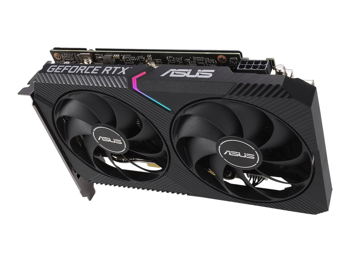 ASUS DUAL-RTX3060-O12G-V2 - OC Edition - tarjeta gráfica - GF RTX 3060 - 12 GB GDDR6 - PCIe 4.0 x16 - HDMI, 3 x DisplayPort