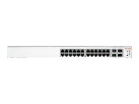 HPE Networking Instant On 1930 24G 4SFP/SFP+ Switch - Conmutador - L3 - Gestionado - 24 x 10/100/1000 + 4 x 1 Gigabit / 10 Gigabit SFP+ - montaje en rack