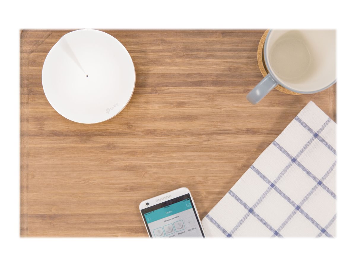 TP-LINK DECO M5 - Sistema Wi-Fi - hasta 4500 pies cuadrados - malla 1GbE - Wi-Fi 5 - Doble banda (paquete de 3)