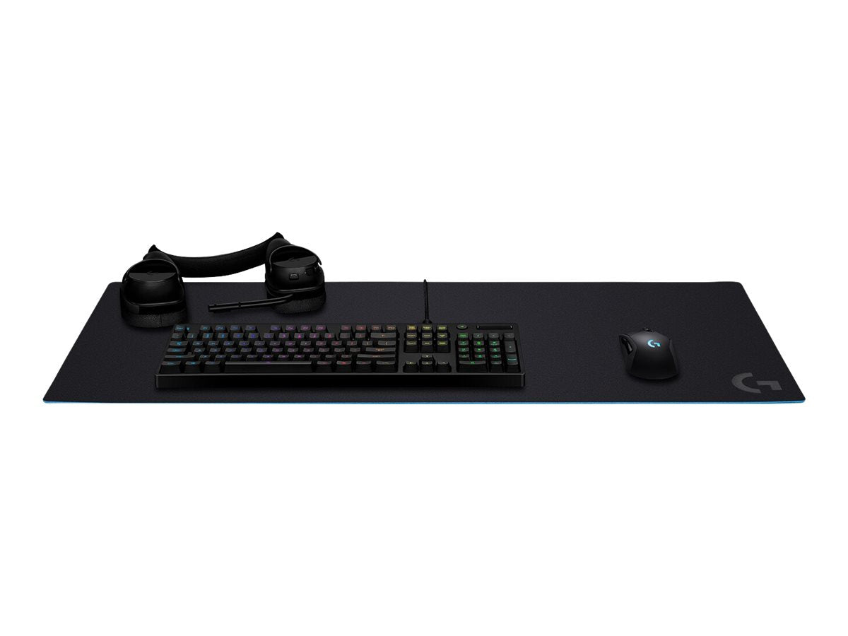 Logitech G G840 Extra Large Gaming Mouse Pad, Optimized for Gaming Sensors, Moderate Surface Friction, Non-Slip Mouse Mat, Mac and PC Gaming Accessories, 900 x 400 x 3 mm; - Alfombrilla de ratón - gaming - talla XL - negro