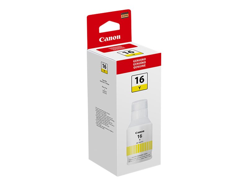 Canon GI 16 Y - 132 ml - amarillo - original - recarga de tinta - para MAXIFY GX6010, GX7010-1
