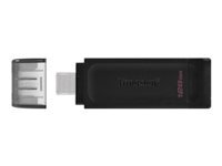 Kingston DataTraveler 70 - Unidad flash USB - 128 GB - USB-C 3.2 Gen 1-4