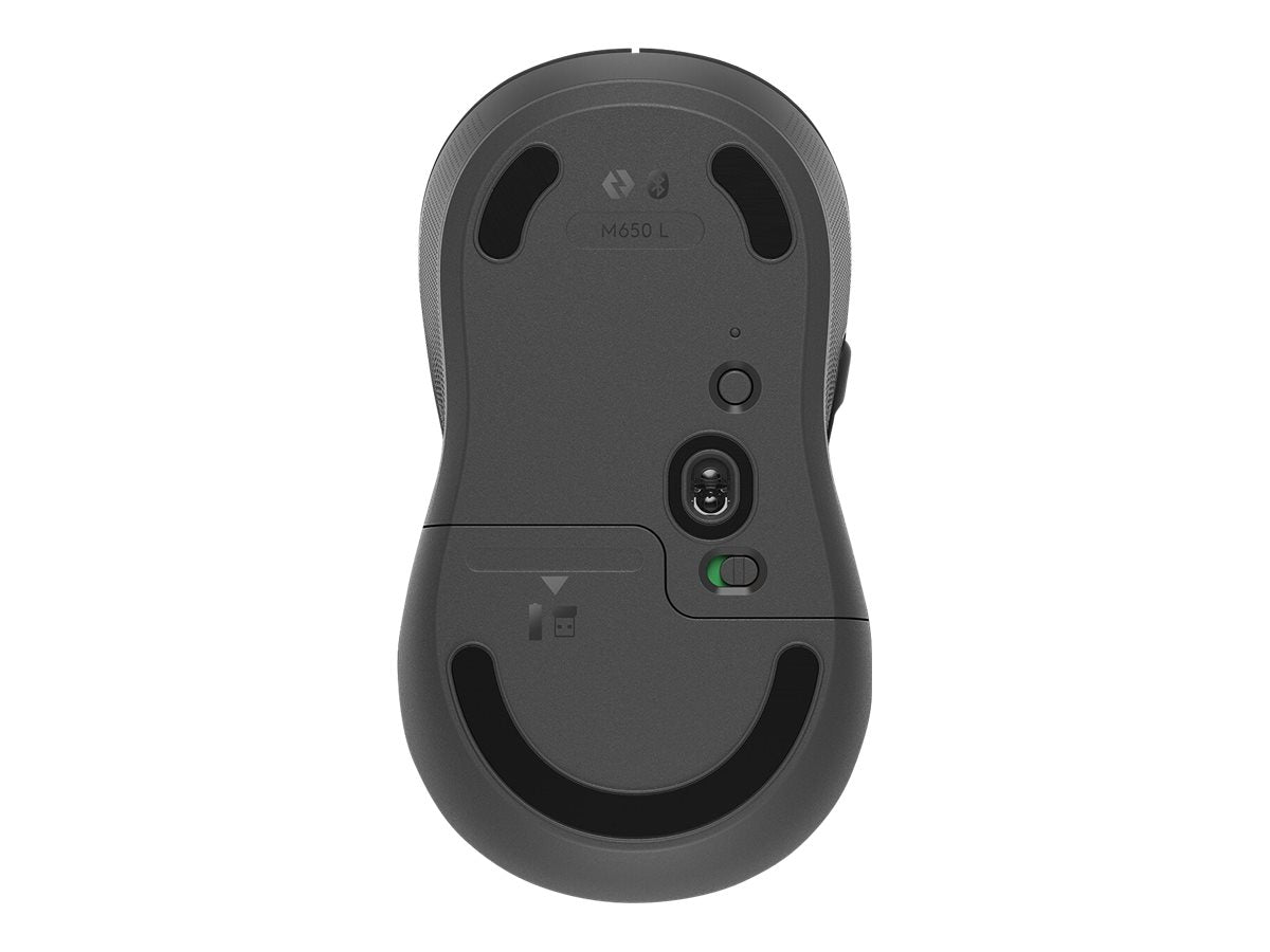 Logitech Signature M650 - Ratón - diestro - inalámbrico - Bluetooth - receptor de USB Logitech Logi Bolt - grafito-2