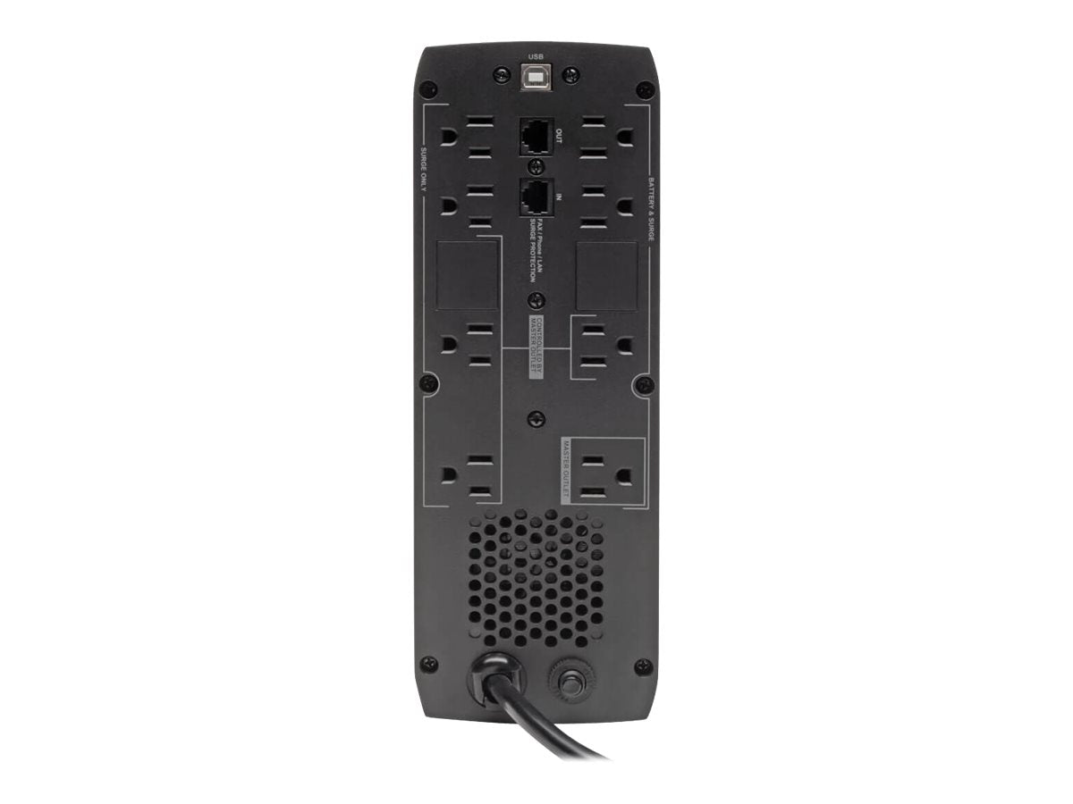Eaton Tripp Lite Series 1000VA UPS Eco Green Battery Back Up AVR 120V USB Line Interactive - UPS - CA 120 V - 600 vatios - 1000 VA - 1 fase - USB - conectores de salida: 8-1