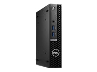 Dell OptiPlex 7010 (version 2023) - Micro Core i7 13700T / hasta 4.8 GHz - RAM 16 GB - SSD 512 GB - NVMe, Class 35 - UHD Graphics 770 - Gigabit Ethernet, Bluetooth - Win 11 Pro - monitor: ninguno - teclado: español - negro - BTS - con 3 años de servicio d