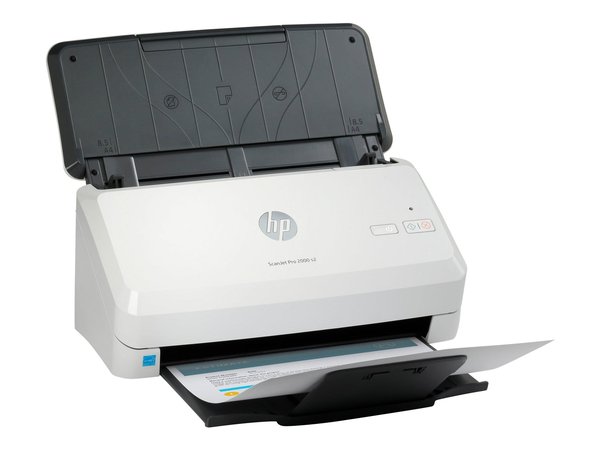 HP Scanjet Pro 2000 s2 Sheet-feed - Escáner de documentos - CMOS / CIS - a dos caras - 216 x 3100 mm - 600 ppp x 600 ppp - hasta 35 ppm (mono) - Alimentador automático de documentos (ADF) (50 hojas) - hasta 3500 exploraciones por día - USB 3.0