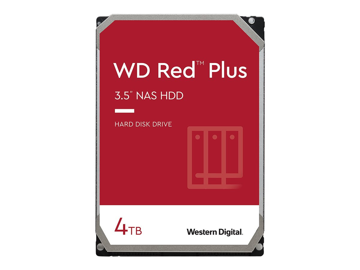WD Red Plus WD40EFPX - Disco duro - 4 TB - interno - 3.5" - SATA 6Gb/s - 5400 rpm - búfer: 256 MB