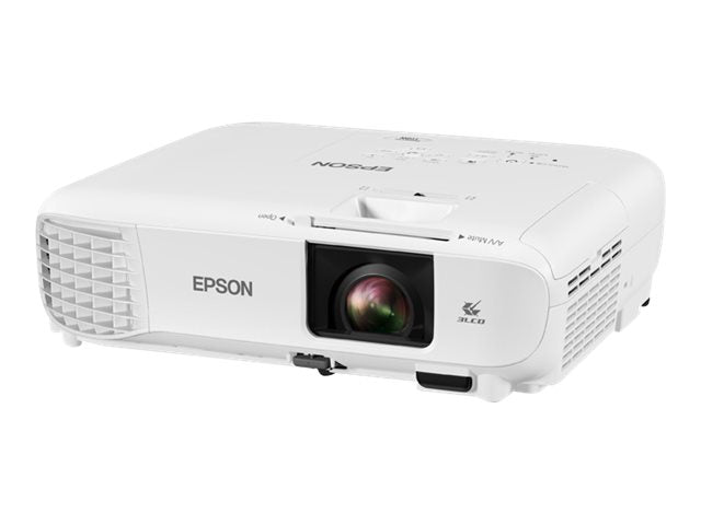 Epson PowerLite 119W - Proyector 3LCD - portátil - 4000 lúmenes (blanco) - 4000 lúmenes (color) - WXGA (1280 x 800) - 16:10 - LAN