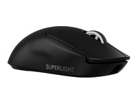 Logitech G PRO X SUPERLIGHT 2 LIGHTSPEED Wireless Gaming Mouse, Black - Ratón - gaming - óptico - 5 botones - inalámbrico - 2.4 GHz - receptor USB de Logitech LIGHTSPEED - negro