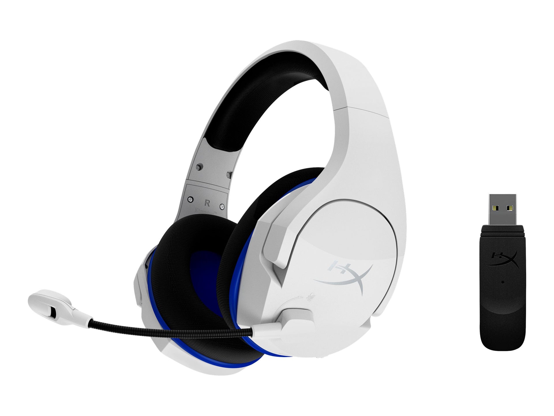 HyperX Cloud Stinger Core - Auricular - tamaño completo - 2,4 GHz - inalámbrico - blanco, azul - para Victus by HP Laptop 15, 16; Laptop 14, 15, 17; Pavilion x360 Laptop; Pro 290 G9