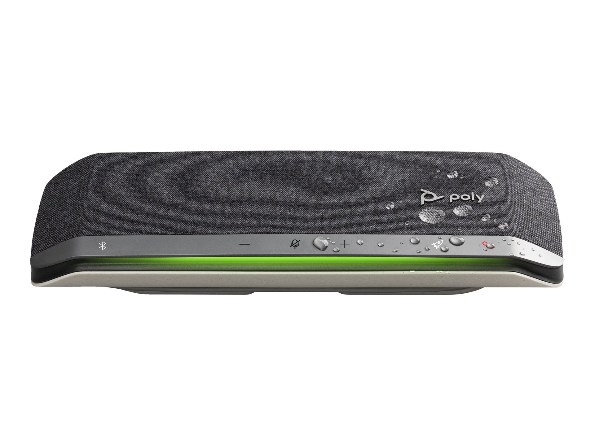 Poly Sync 40-M - Altavoz de manos libres inteligente - Bluetooth - inalámbrico, cableado - USB-A, USB-C - plata - Certificado para Equipos de Microsoft, Certificado por Zoom