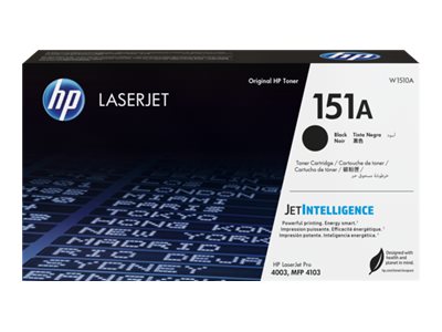 HP 151A - Negro - original - LaserJet - cartucho de tóner (W1510A) - para LaserJet Pro 4003dn, 4003dw, MFP 4103fdw-2