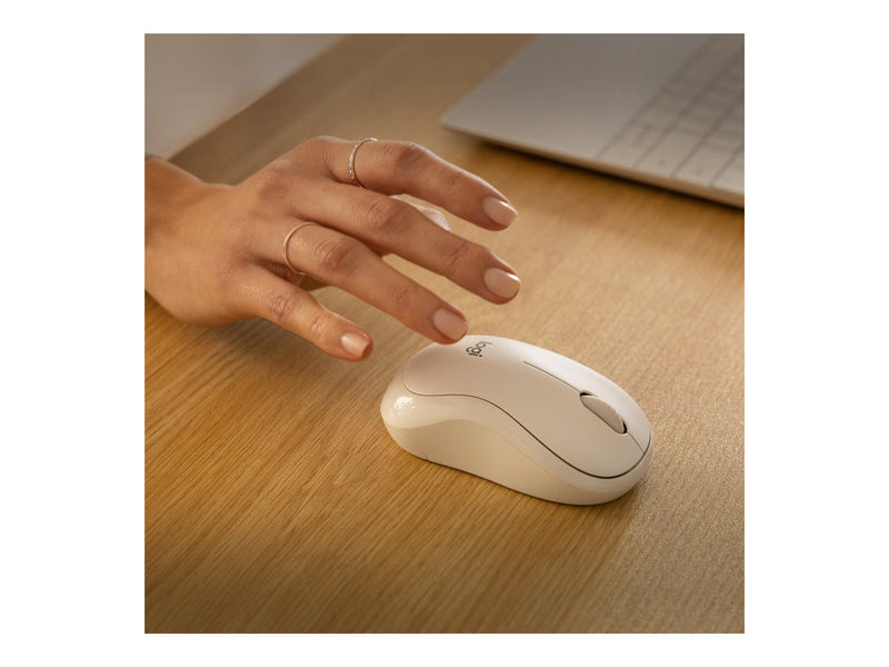 Logitech M240 Silent Bluetooth Mouse, Compact, Portable, Smooth Tracking, Off-white - Ratón - 3 botones - inalámbrico - Bluetooth - blanco hueso-4