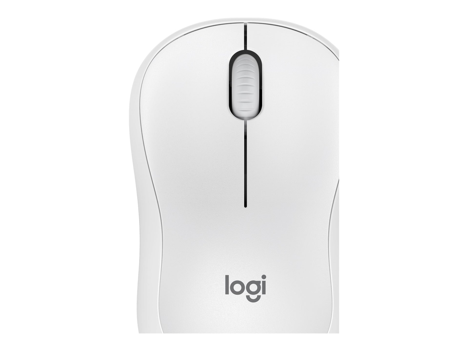 Logitech M240 Silent Bluetooth Mouse, Compact, Portable, Smooth Tracking, Off-white - Ratón - 3 botones - inalámbrico - Bluetooth - blanco hueso