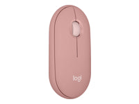 Logitech Pebble Mouse 2 M350s - Ratón - óptico - 3 botones - inalámbrico - Bluetooth - rosa-1