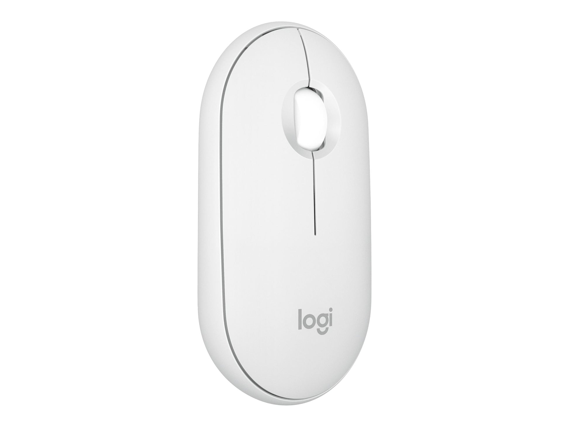 Logitech Pebble Mouse 2 M350s - Ratón - óptico - 3 botones - inalámbrico - Bluetooth - blanco-1